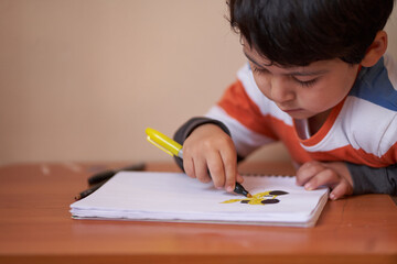 drawings of child in kindergarten