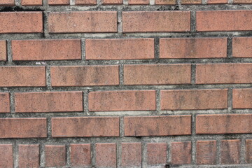 Obraz premium Image of old and dirty red brick 