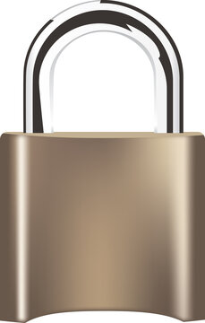 recommend clip art: Brass keyed padlock