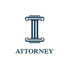 pillar justice logo attorney greek pillar landmark attorney exclusive logo design inspiration