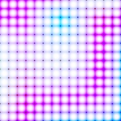 Abstract background of squares and circles. Abstract vector illustration of the transition from square objects to circles with different color transitions. Poster banner.