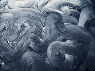 Grunge brush strokes curves background