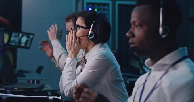 Multiethnic operators suffering mission failure