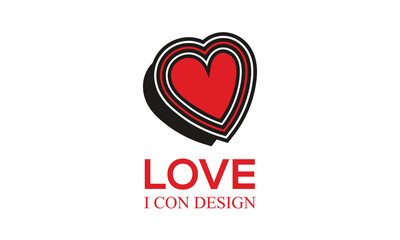 art and heart love icon.