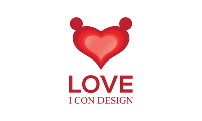 i love my heart i con design.