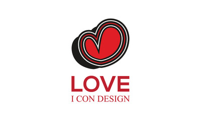 logo vector i con love.