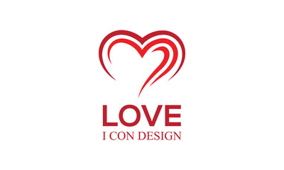 company logo love icon.