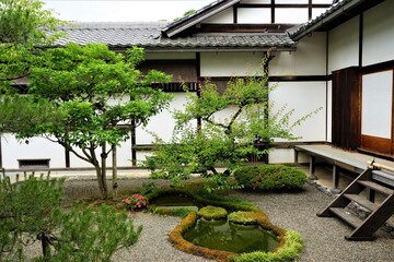 Hikone Castle Museum and Japanese garden in Shiga, Japan  - 日本 滋賀県 彦根城 博物館 表御殿 日本庭園