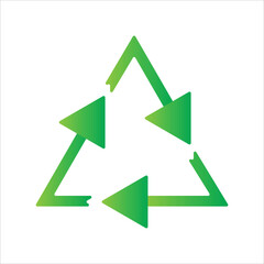 recycling  ilustration icon.gradient style design style icon concept