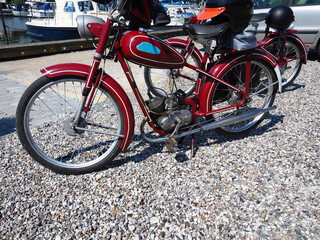 Fototapeta na wymiar Vintage bike motorcycle