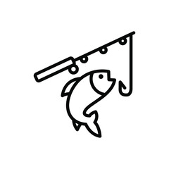 Fishing rod icon