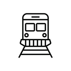 Railroad train icon