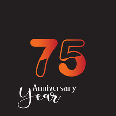 Anniversary Logo Vector Template Design Illustration