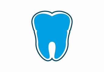 Blue tooth with outline