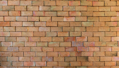 Old red brick wall texture. Home or office design backdrop. Old brick wall surface. abstract old brown brick wall texture background