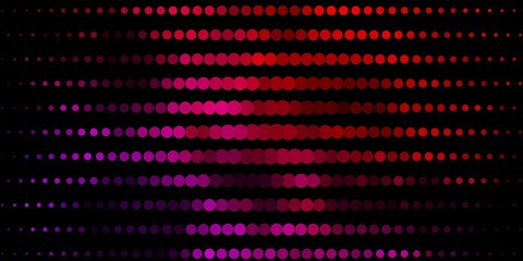 Light Pink, Red vector backdrop with circles.