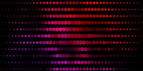 Fototapeta premium Light Pink, Red vector backdrop with circles.