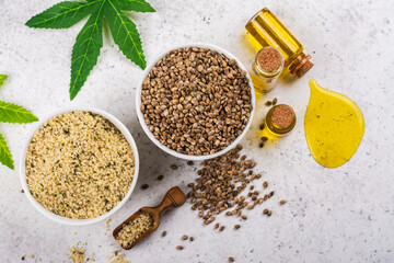 Organic hemp seeds and hemp seeds oil