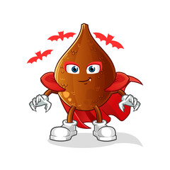 thorny palm Dracula illustration. character vector