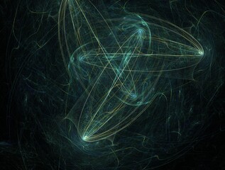 Imaginatory fractal background Image