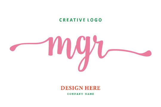 MGR lettering logo is simple, easy to understand and authoritative