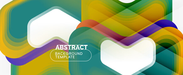 Vector 3d arrow geometric composition, abstract background for business or technology presentation, internet poster or web brochure cover, wallpaper