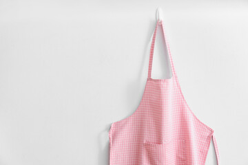 Clean apron on light background