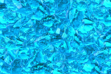 background texture of cold blue ice