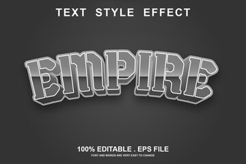 empire text effect editable