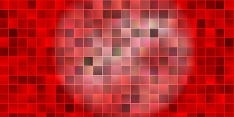 Light Red vector background with rectangles.