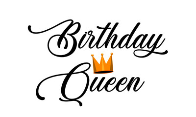 Happy Birthday Greeting Card with typography design for print or use as poster, flyer or T Shirt