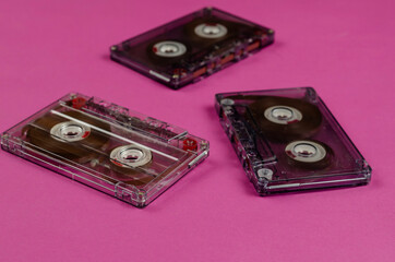 Collecting music recordings concept.