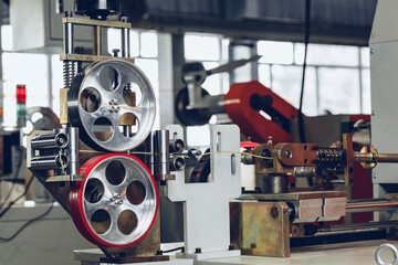 Metal production equipment at the cable plant