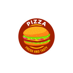 Burger Logo, Emblem Vector Logo 