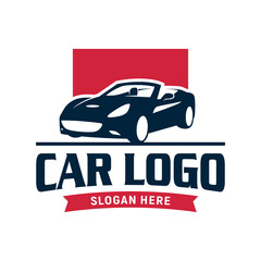 Obraz premium Car Logo Design Template Inspiration, Vector Illustration, Vehicle Logo, Automotive Logo