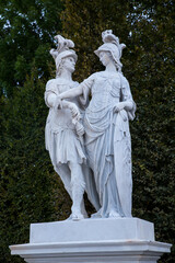 statue of a person in the park