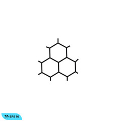 Icon vector graphic of molecule 