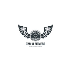Obraz premium Gym Fitness Logo Icon 
