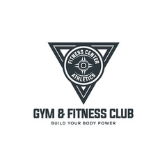 Obraz premium Gym Fitness Logo Icon 
