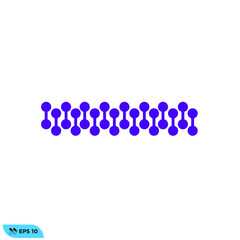 Icon vector graphic of molecule 
