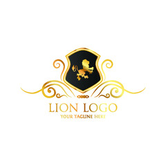 lion logo illustration 
