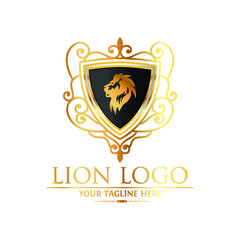 lion logo illustration 