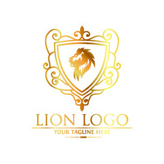 lion logo illustration 