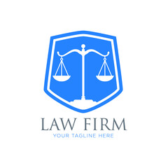 attorney and law logo. modern design