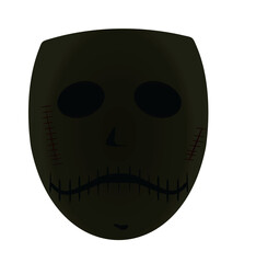Scary theater mask. vector illustration