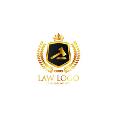attorney and law logo. modern design
