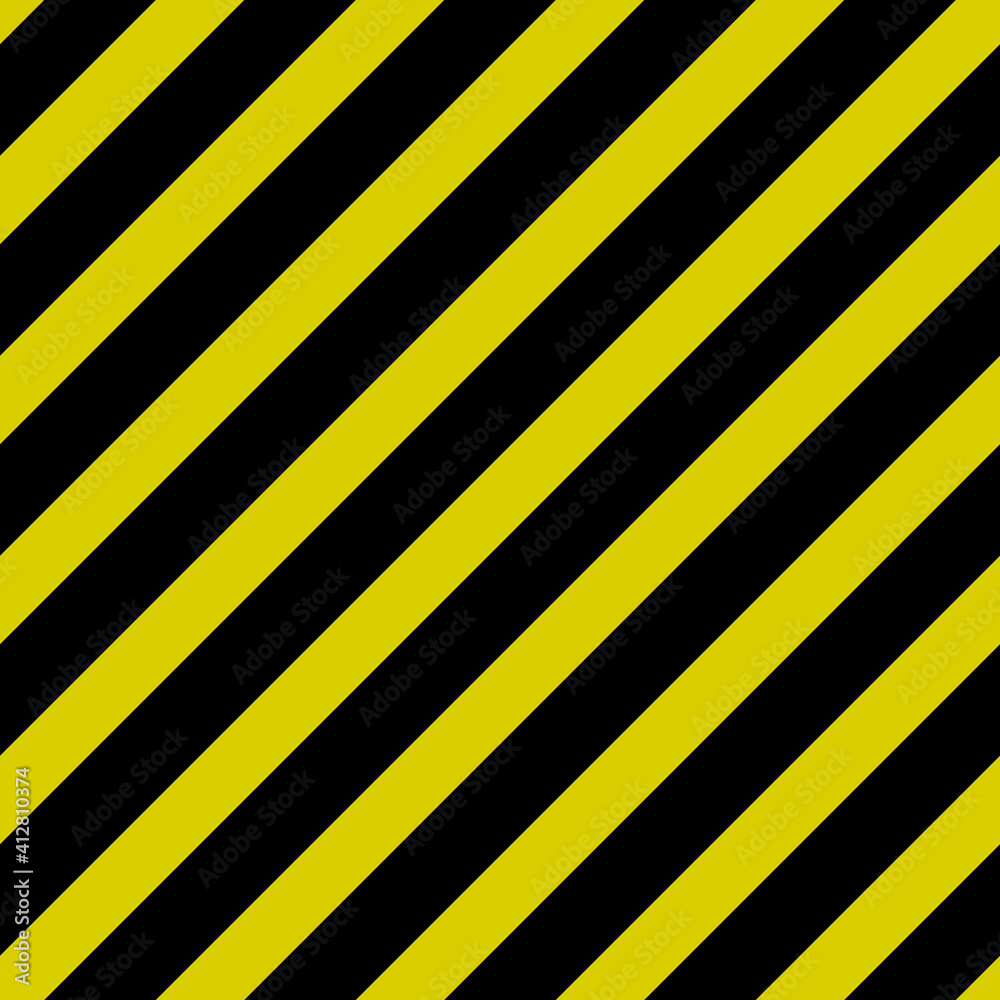 Poster Black Yellow Diagonal Lines Vector Pattern. Vector diagonal lines.