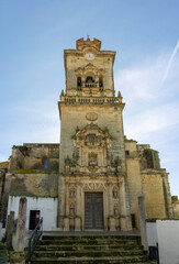 Fototapeta na wymiar view of the Iglesia de San Pedro Church