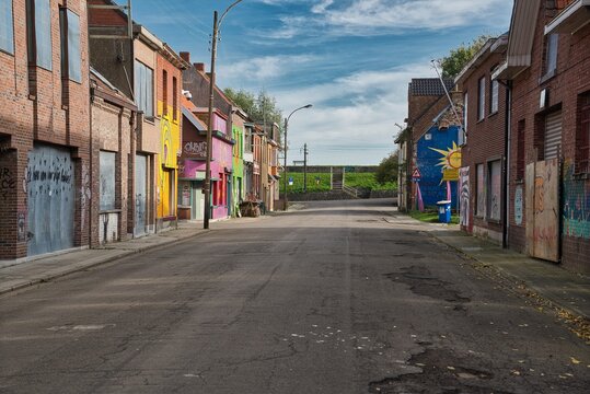 Rue d&eacute;serte a Doel