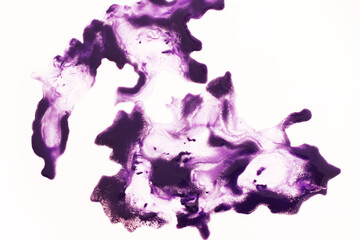 abstract water colour splash on white background